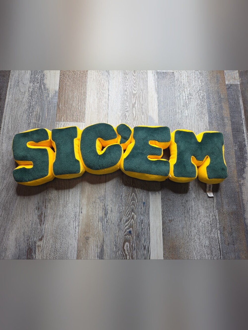 Baylor University Texas Sic'em Stuffie Plush Plushie